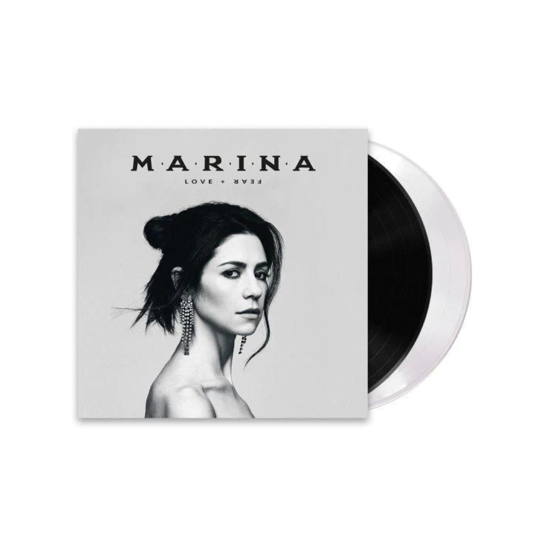 Marina - Fear + Love - White and Black Vinyl