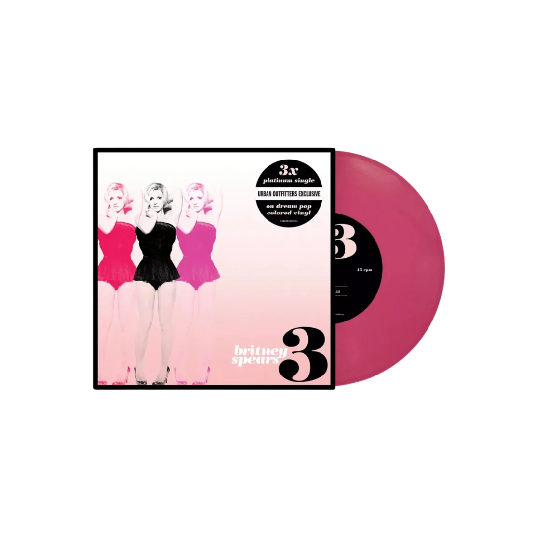 Britney Spears - 3 - Pink (Dream Pop) 7" Vinyl