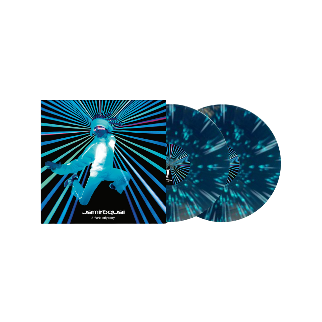 Jamiroquai - A Funk Odyssey - Blue & Green Splatter Vinyl