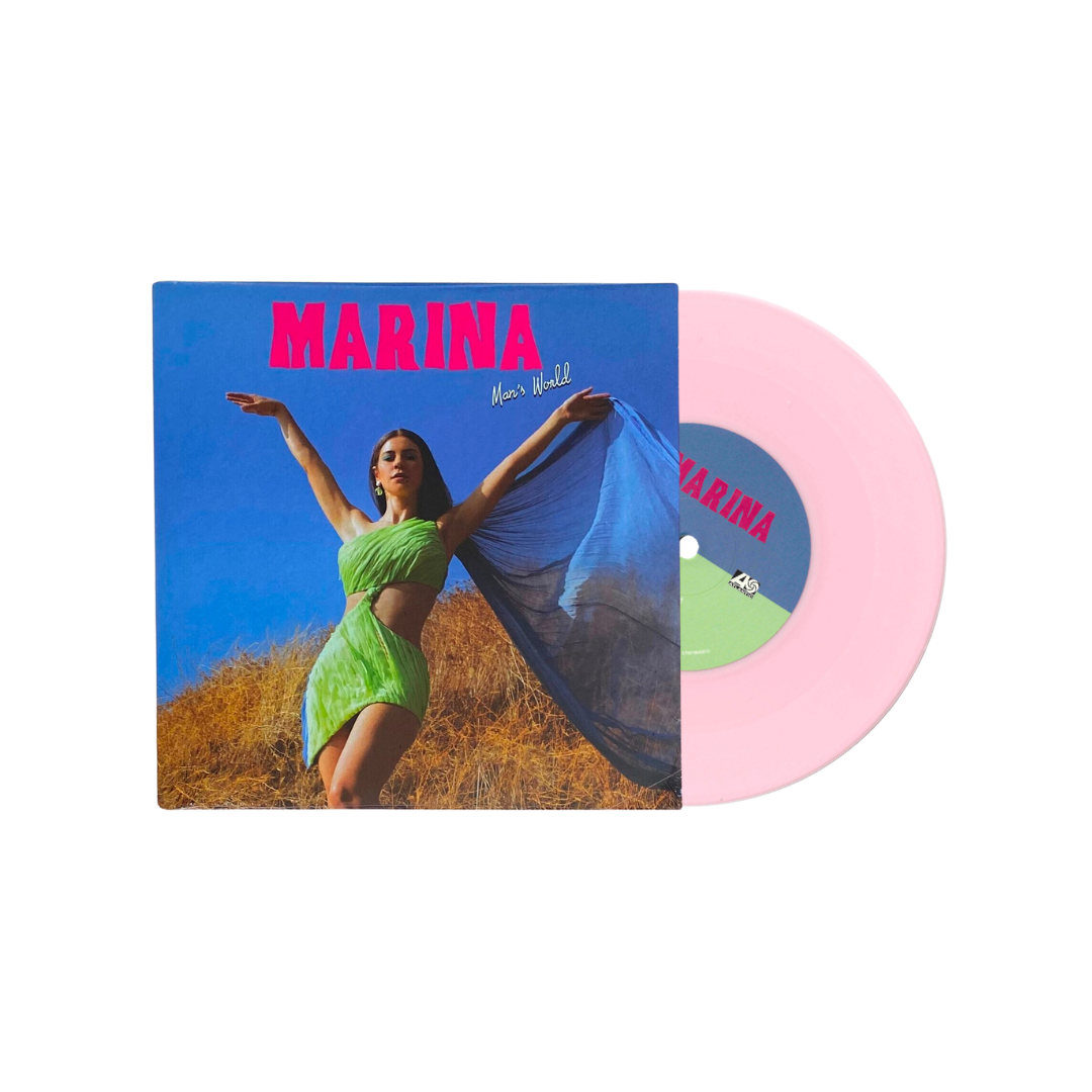 Marina - Man's World - Pink 7" Vinyl
