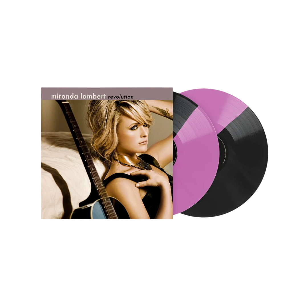 Miranda Lambert - Revolution - VMP Mauve And Black Split Vinyl