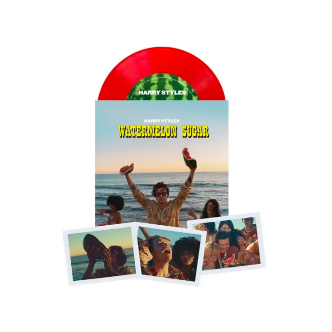 Harry Styles - Watermelon Sugar - Red Translucent 7" Single Vinyl
