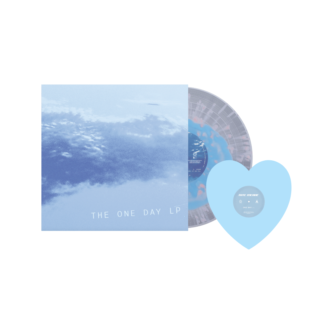 The One Day LP - Cloudy Sky Blue Color-In-Color Splatter Vinyl + Sky Blue Heart-Shaped 7" Vinyl