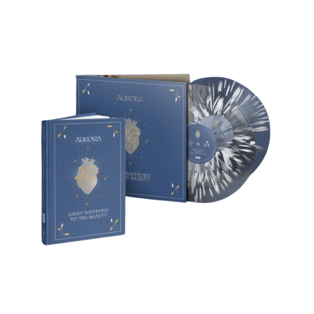 Aurora - What Happened To The Heart - Signed Clear And Gray Splatter Vinyl
