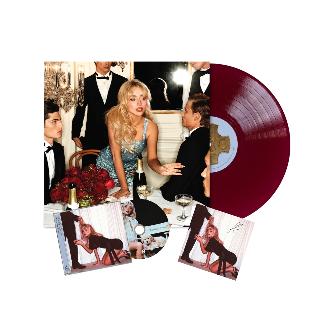 Sabrina Carpenter - Man's Best Friend - Translucent Burgundy Vinyl + Signed Card + CD