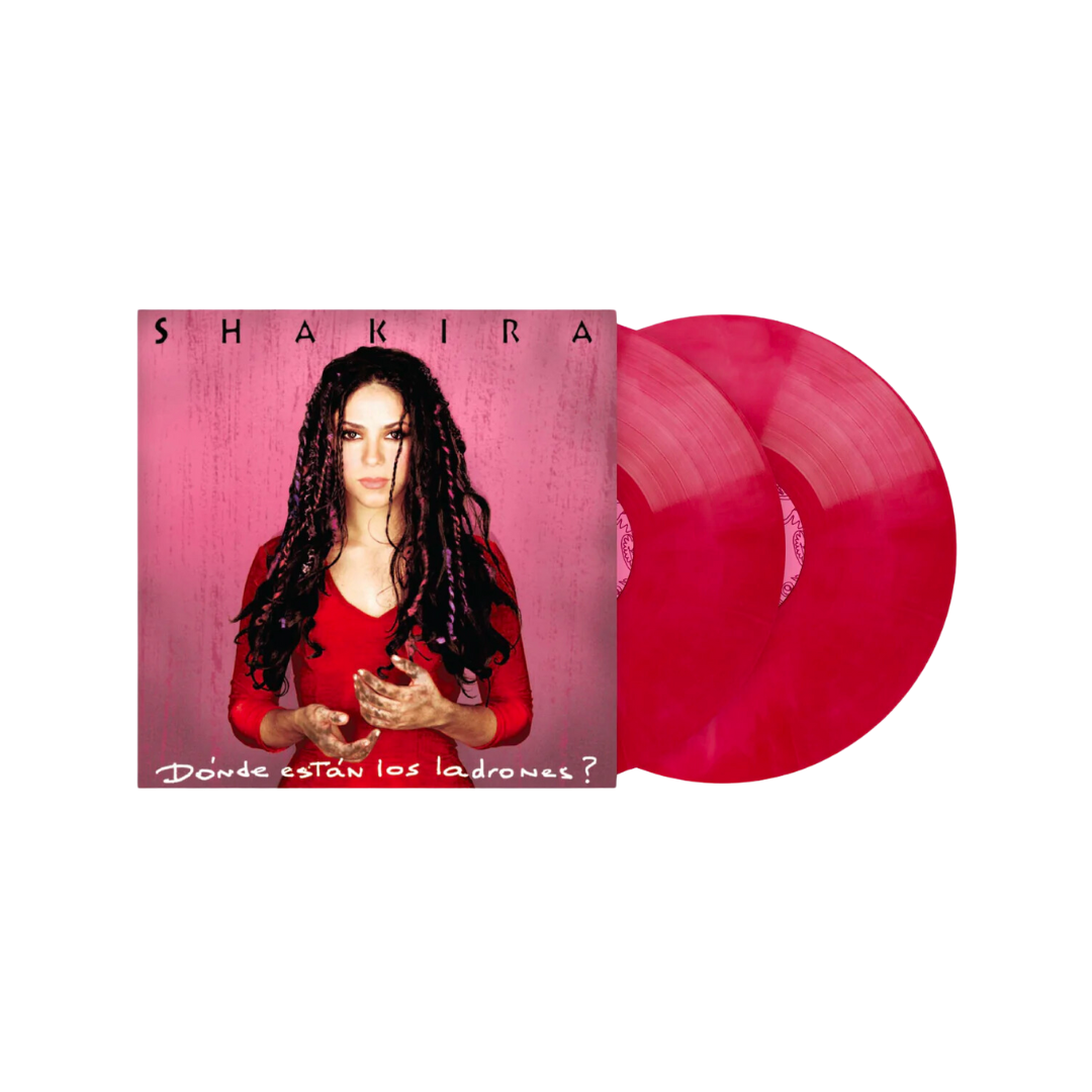 Shakira - Dónde Están Los Ladrones? - numbered VMP red and pink galaxy vinyl (1st edition)