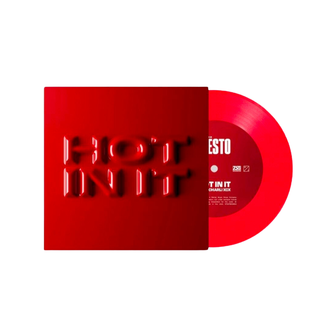 Tiësto & Charli XCX - Hot In It - UO Red (Neon Coral) 7" Vinyl