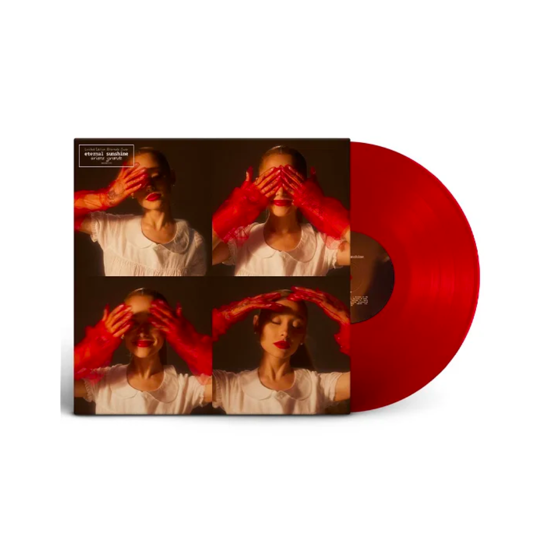 Translucent Ruby Vinyl Ariana Grande - Eternal Sunshine - Limited Translucent Ruby Red Vinyl ...