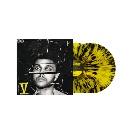 The Weeknd - Beauty Behind The Madness - Yellow With Black Splatter Vinyl