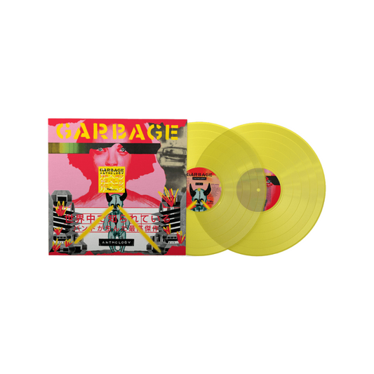 Garbage - Anthology - Signed Yellow Translucent Vinyl