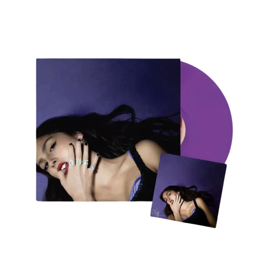 Olivia Rodrigo - Guts - Purple Vinyl with Signed Print