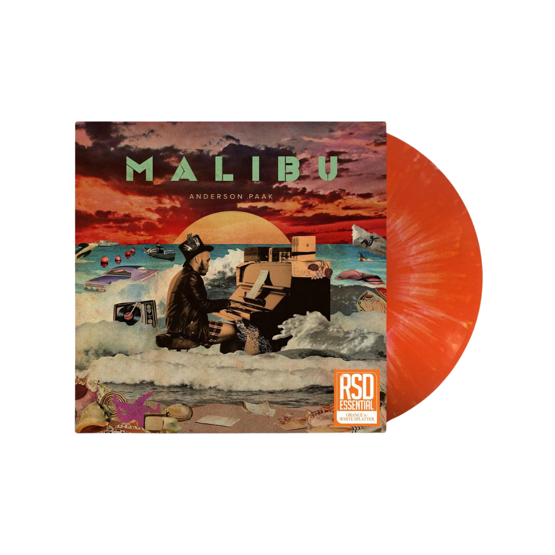 Anderson .Paak - Malibu - RSD2023 Orange With White Splatter Vinyl