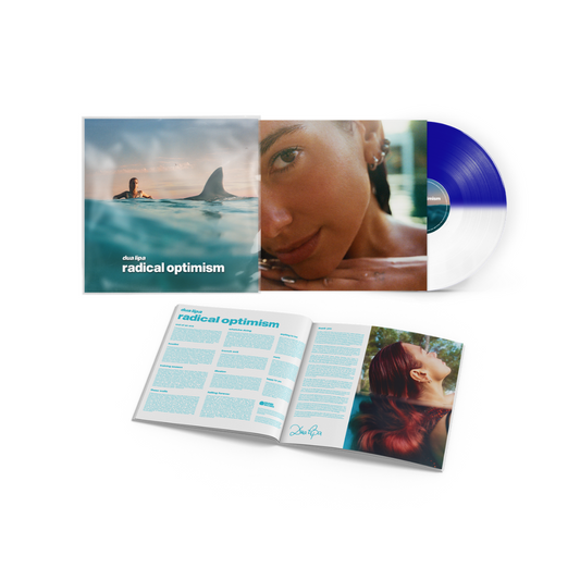 Dua Lipa - Radical Optimism - White And Blue Translucent Split Vinyl