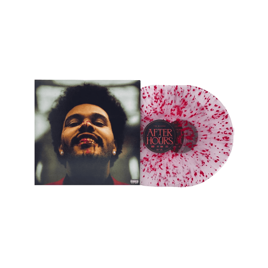 The Weeknd - After Hours - Clear With Red (Blood) Splatter Vinyl