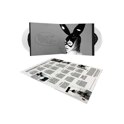 Ariana Grande - Dangerous Woman - Black And Clear Vinyl (10th Anniversary Edition With 2016 Art) - Poster Back