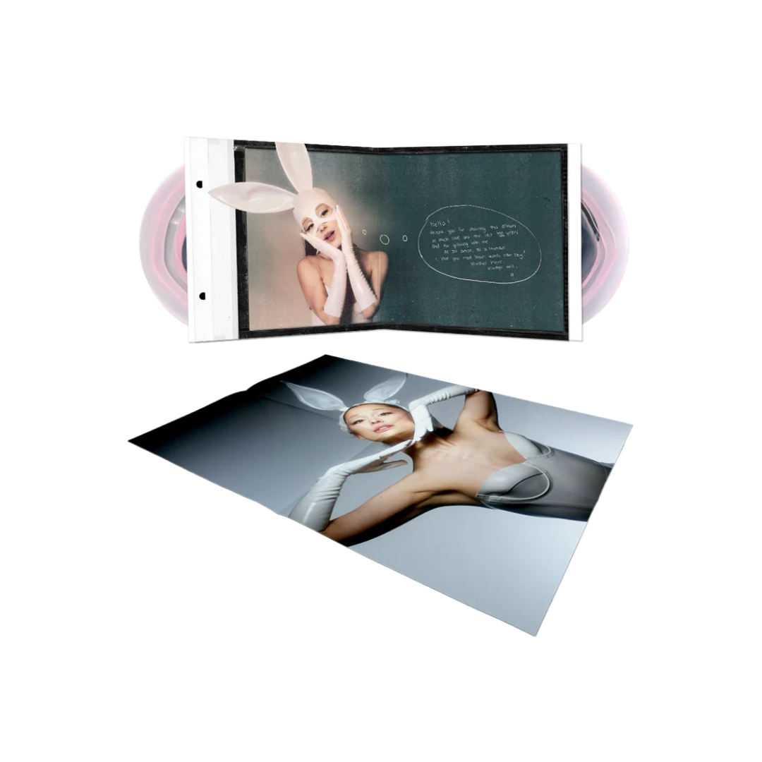 Ariana Grande - Dangerous Woman - Pink And Black In Clear Vinyl (10th Anniversary Edition With 2026 Art) - Poster Front