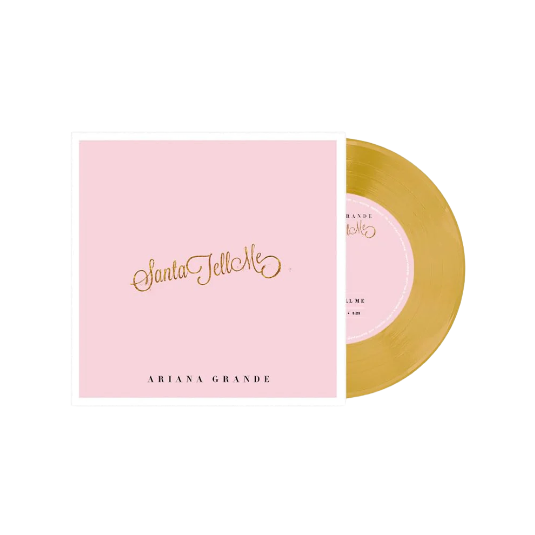 Ariana Grande - Santa Tell Me - Gold 7" Vinyl