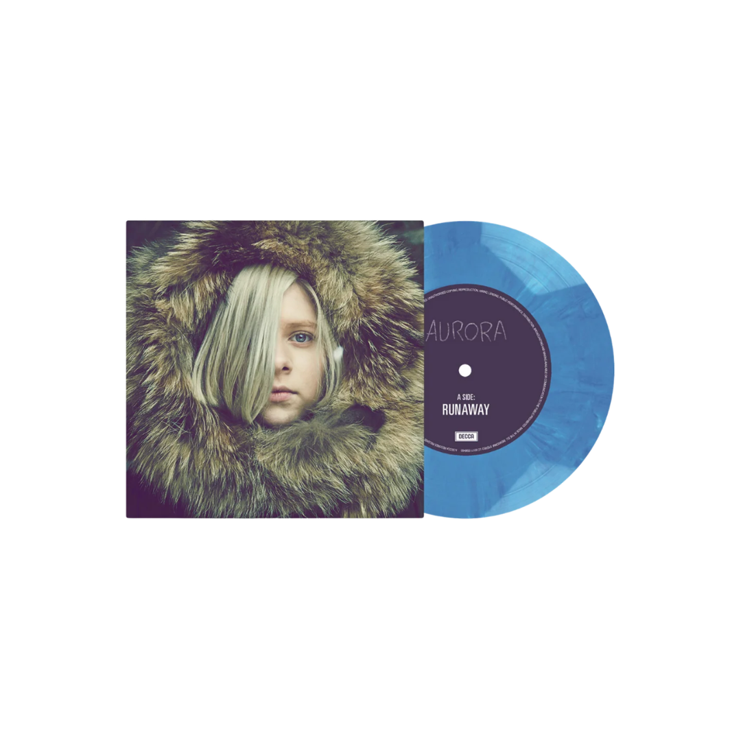 Aurora - Runaway - Blue Marbled 7" Vinyl