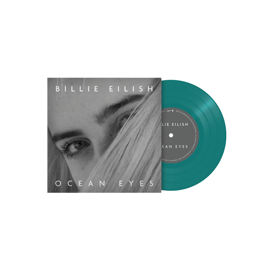 Billie Eilish - Ocean Eyes - Translucent Turquoise 7" Vinyl