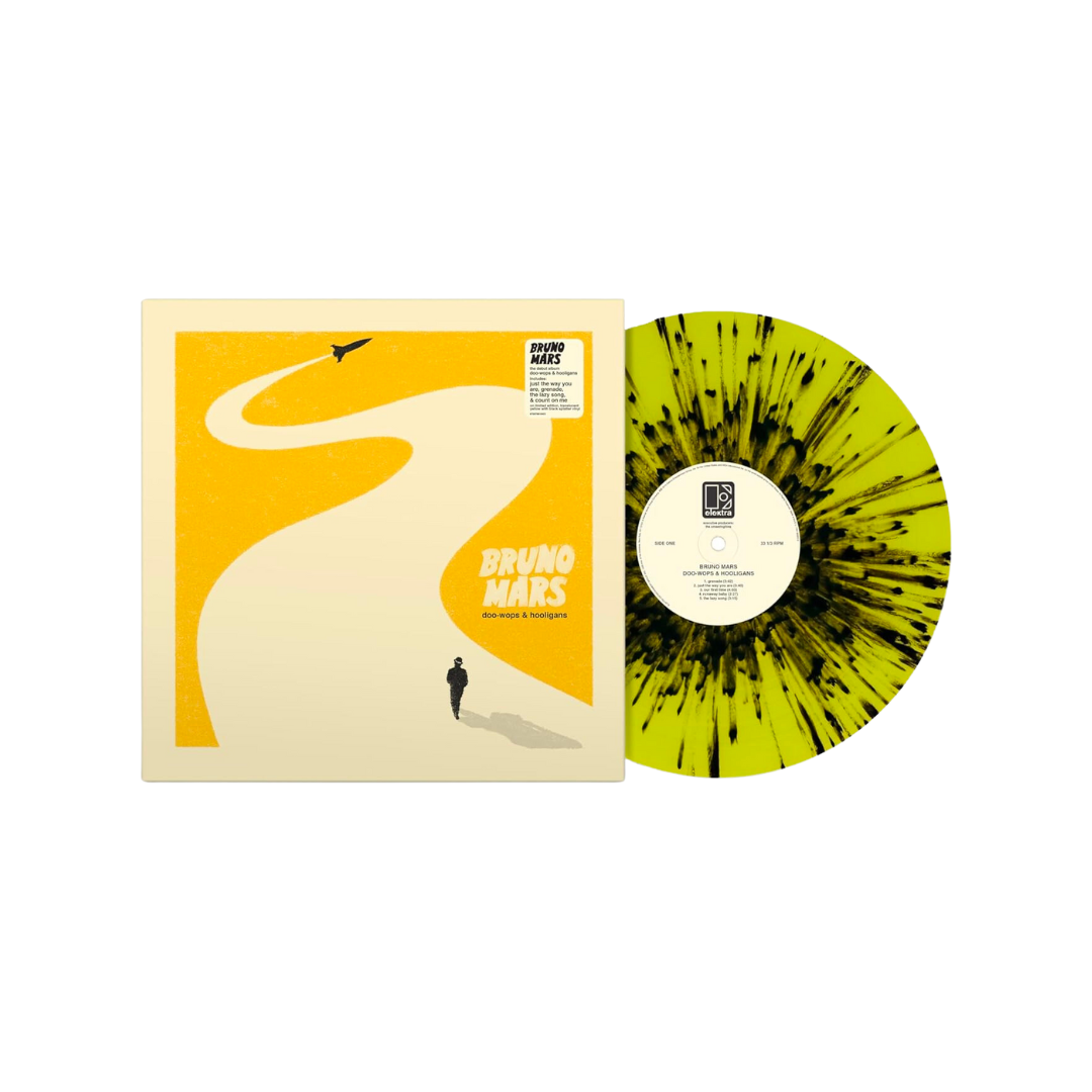 Bruno Mars - Doo-Wops & Hooligans - Translucent Yellow And Black Splatter Vinyl