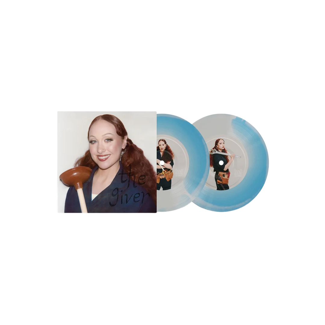 Chappell Roan - The Giver - White & Blue Swirl 7" Vinyl (The Plumber Edition)