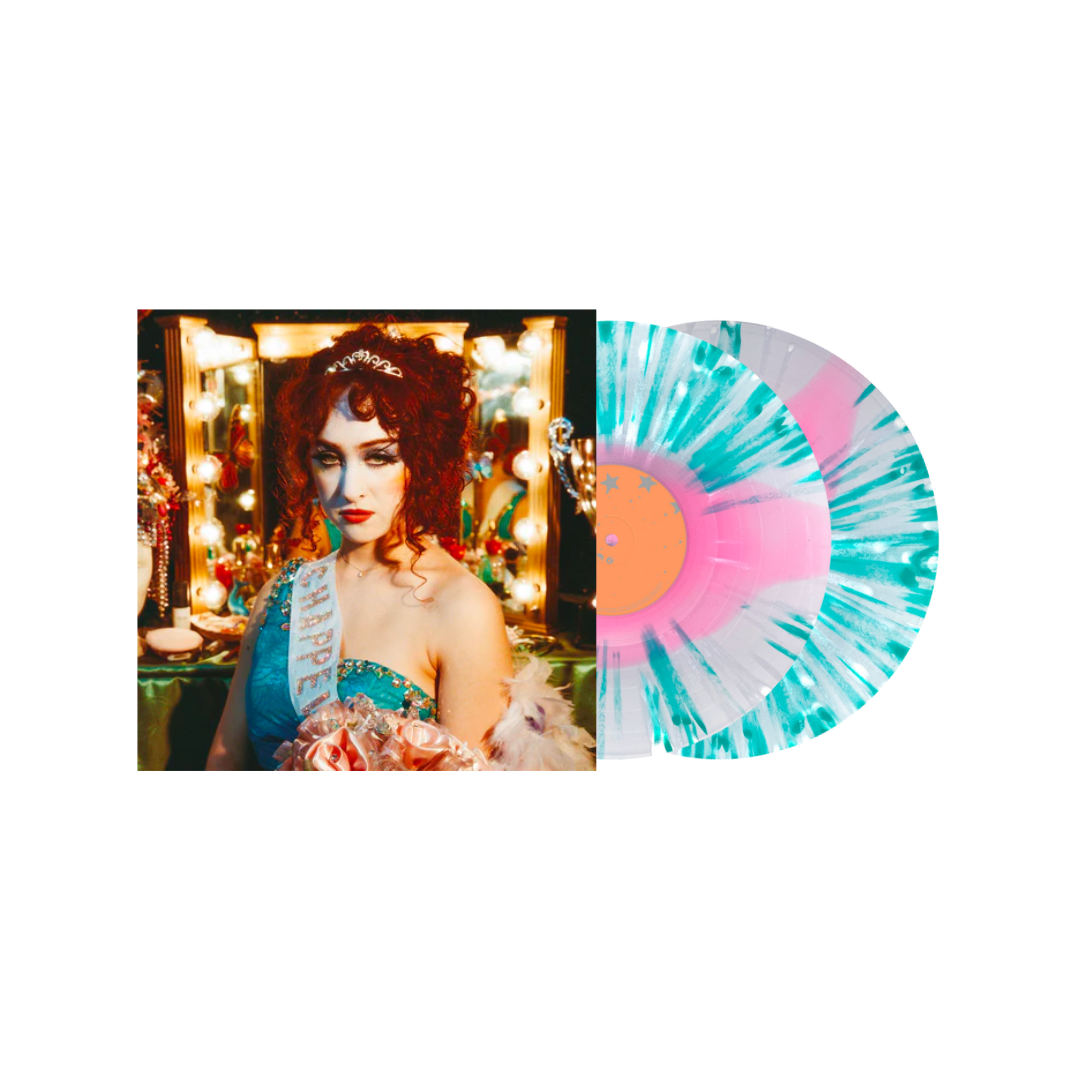 Chappell Roan - The Rise & Fall Of A Midwest Princess - Numbered Pink In Clear With White And Teal Splatter Vinyl (Blood Records Edition)