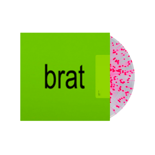 Charli XCX - Brat - Clear With Pink Splatter Vinyl
