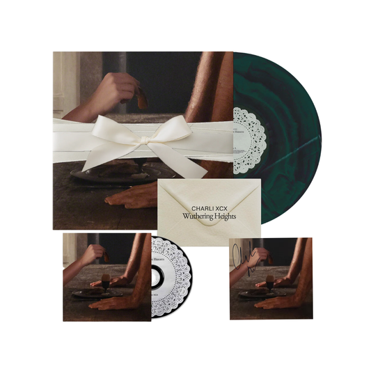 Charli XCX - Wuthering Heights - Signed Green And Black Marbled Vinyl (Collector's Edition) + CD