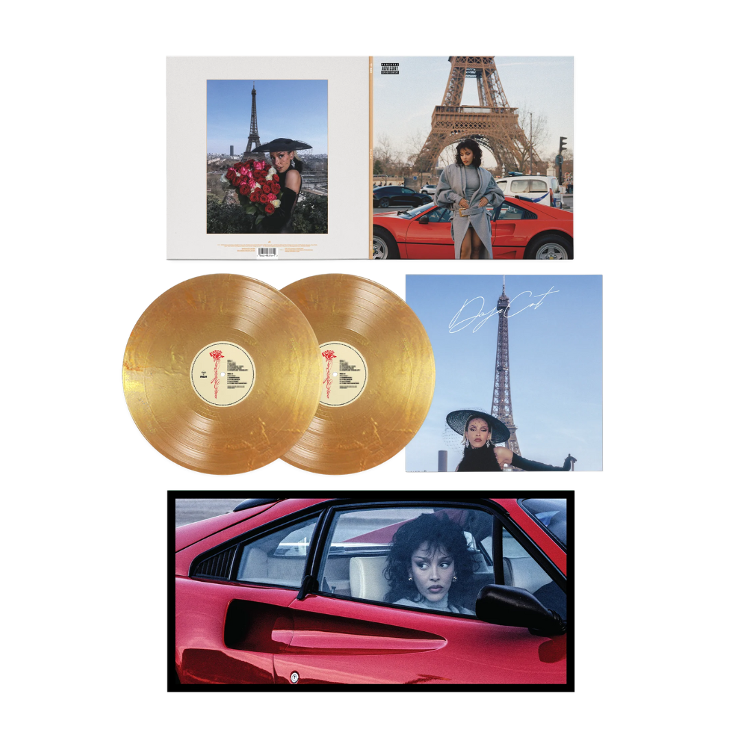 Doja Cat - Vie - Gold Marbled Vinyl (Quality Time Edition) - Full view