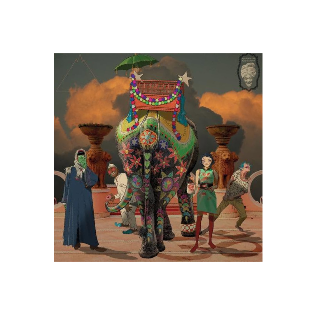 Gorillaz - The Mountain - Black Vinyl (White Label / Listening Party) Art Print 
