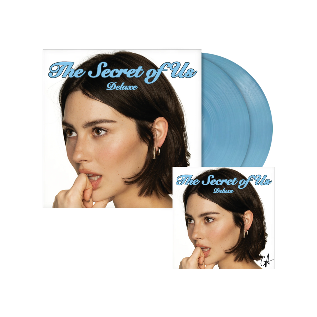 Gracie Abrams - The Secret Of Us Deluxe - Blue (Transparent Blue) Signed Vinyl