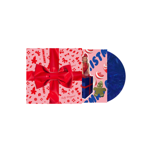 Kylie Christmas (Fully Wrapped) - Numbered Blue Marbled Vinyl