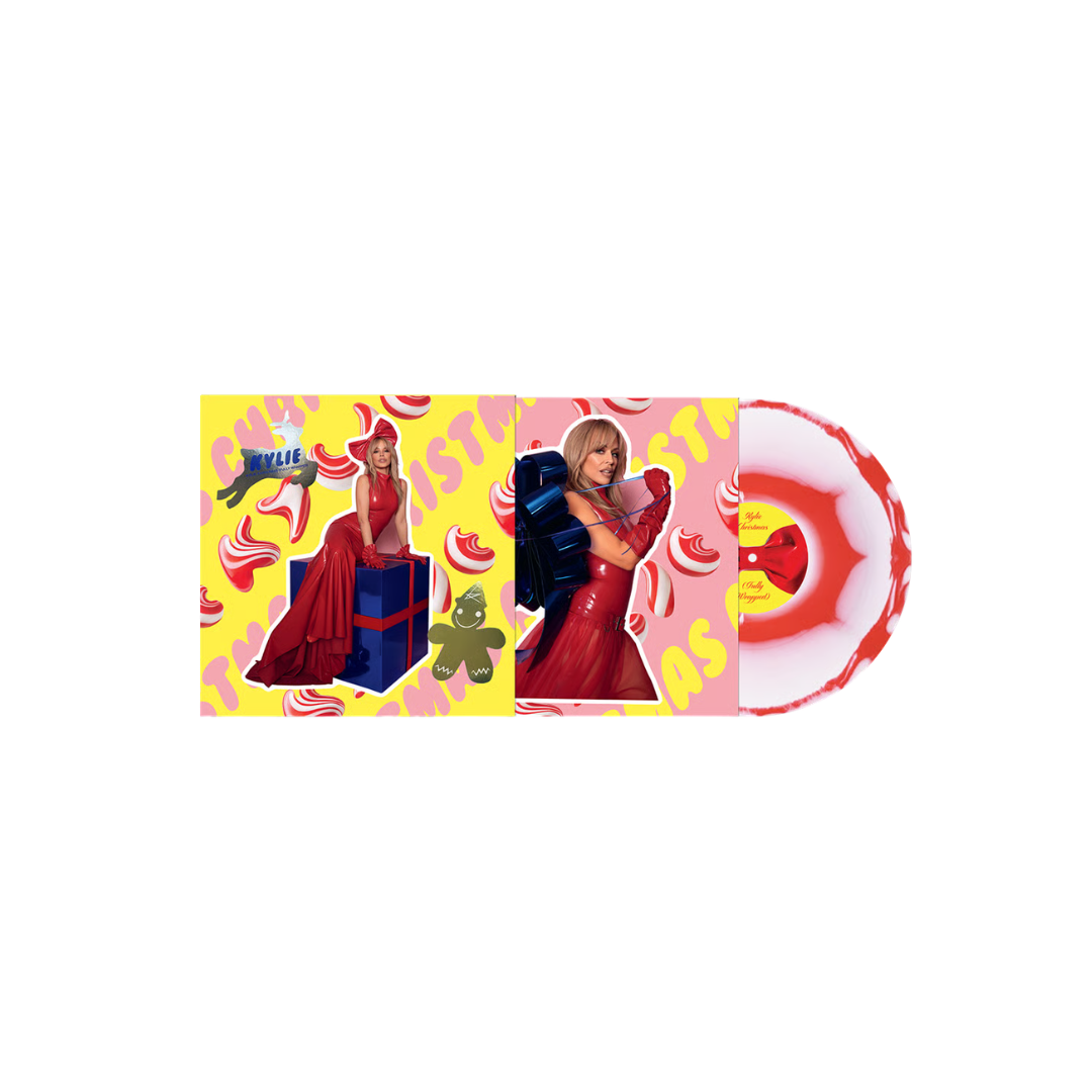 Kylie Minogue - Kylie Christmas (Fully Wrapped) - Candy Cane Vinyl
