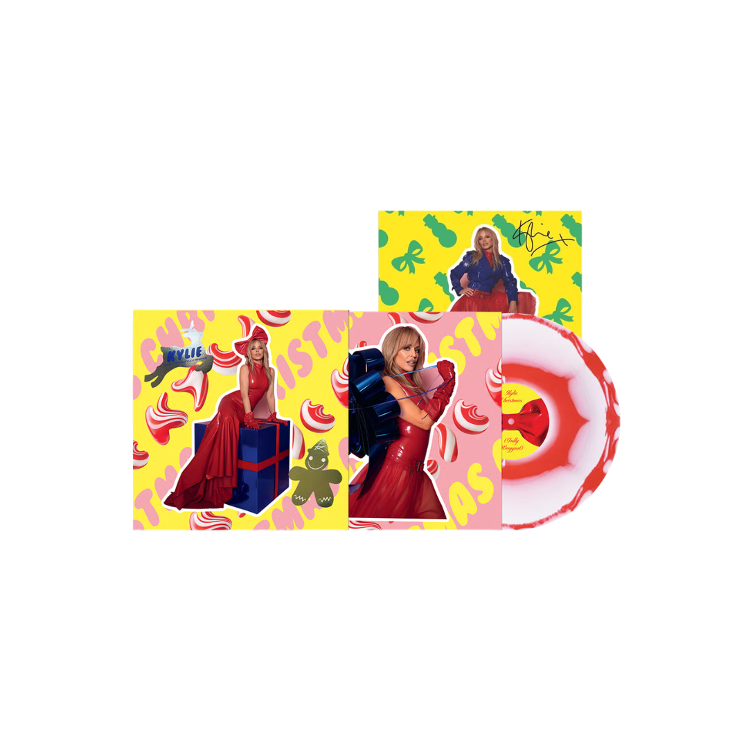 Kylie Minogue - Kylie Christmas (Fully Wrapped) - Candy Cane Vinyl