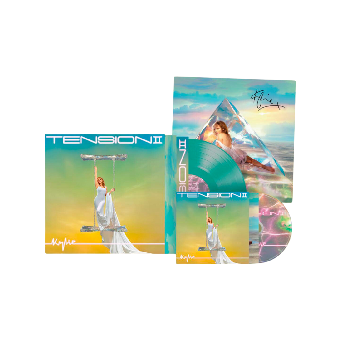 Kylie Minogue - Tension II - Signed Turquoise Vinyl