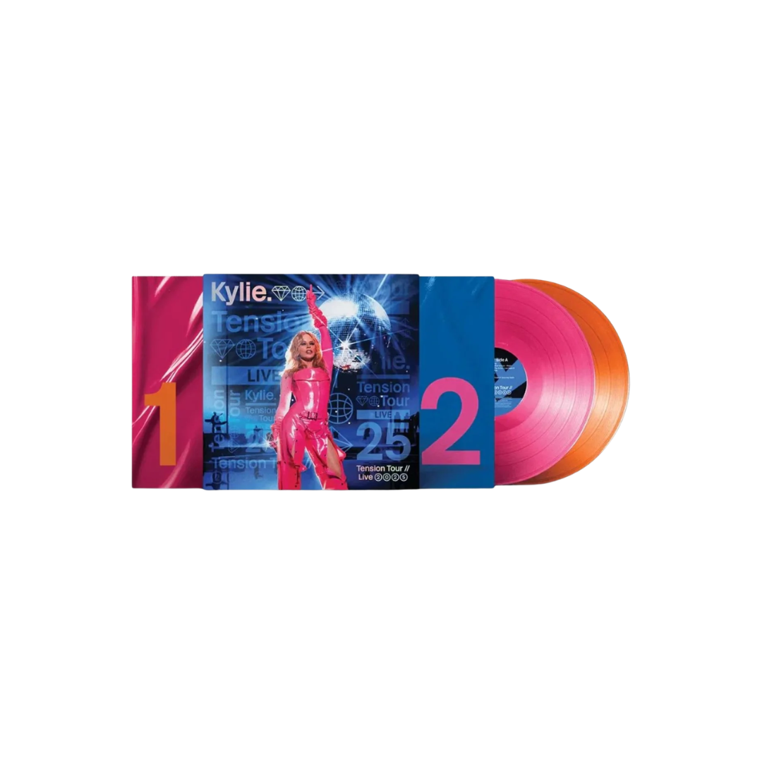 Kylie Minogue - Tension Tour//Live 2025 - Transparent Orange & Transparent Pink vinyl