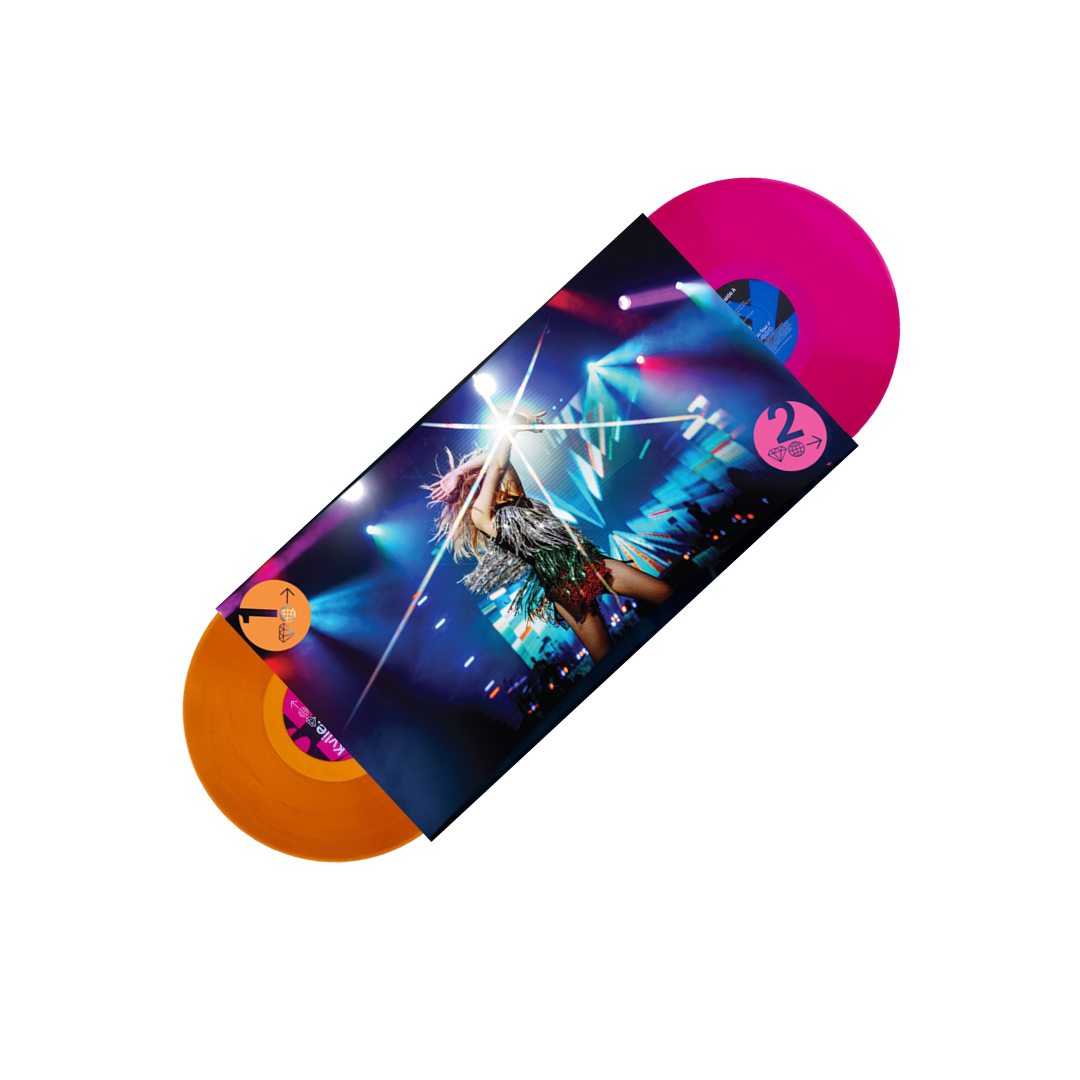 Kylie Minogue - Tension Tour//Live 2025 - Transparent Orange & Transparent Pink Vinyl - Gatefold