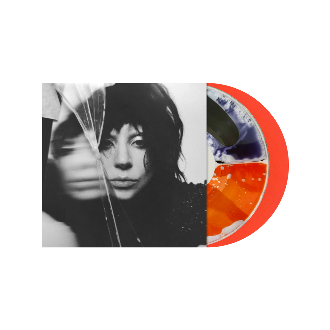 Lady Gaga - MAYHEM - Split Orange And Black Liquid-filled Vinyl