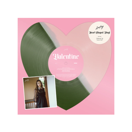 Laufey - Valentine - Strawberry Matcha Heart-Shaped Vinyl