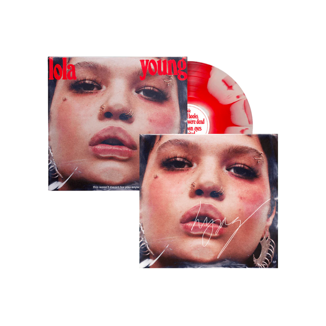 Lola Young - This Wasn't Meant For You Anyways - Signed Red/White Sunburst Vinyl