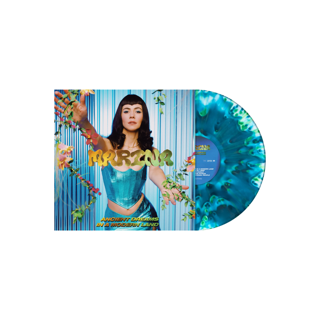 Marina - Ancient Dreams In A Modern Land - Turquoise And Green Torrent Vinyl (Blood Records Edition)
