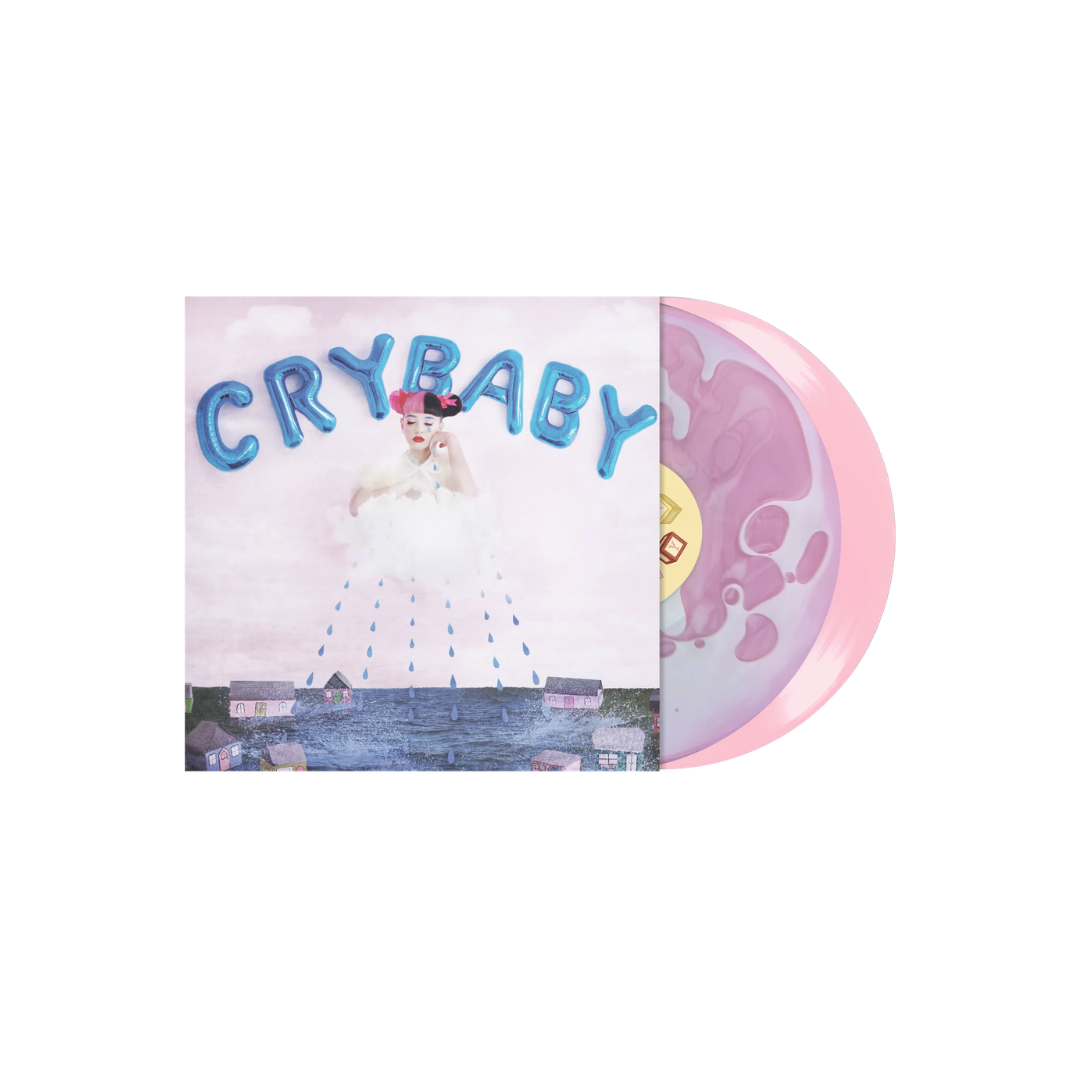 Melanie Martinez - Cry Baby - 'Spilled Milk' Liquid FIlled & Pastel Pink Vinyl (Bad World Edition)