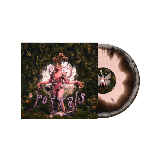 Melanie Martinez - Portals - Baby Pink & Black Swirl Vinyl Australian Tour Edition