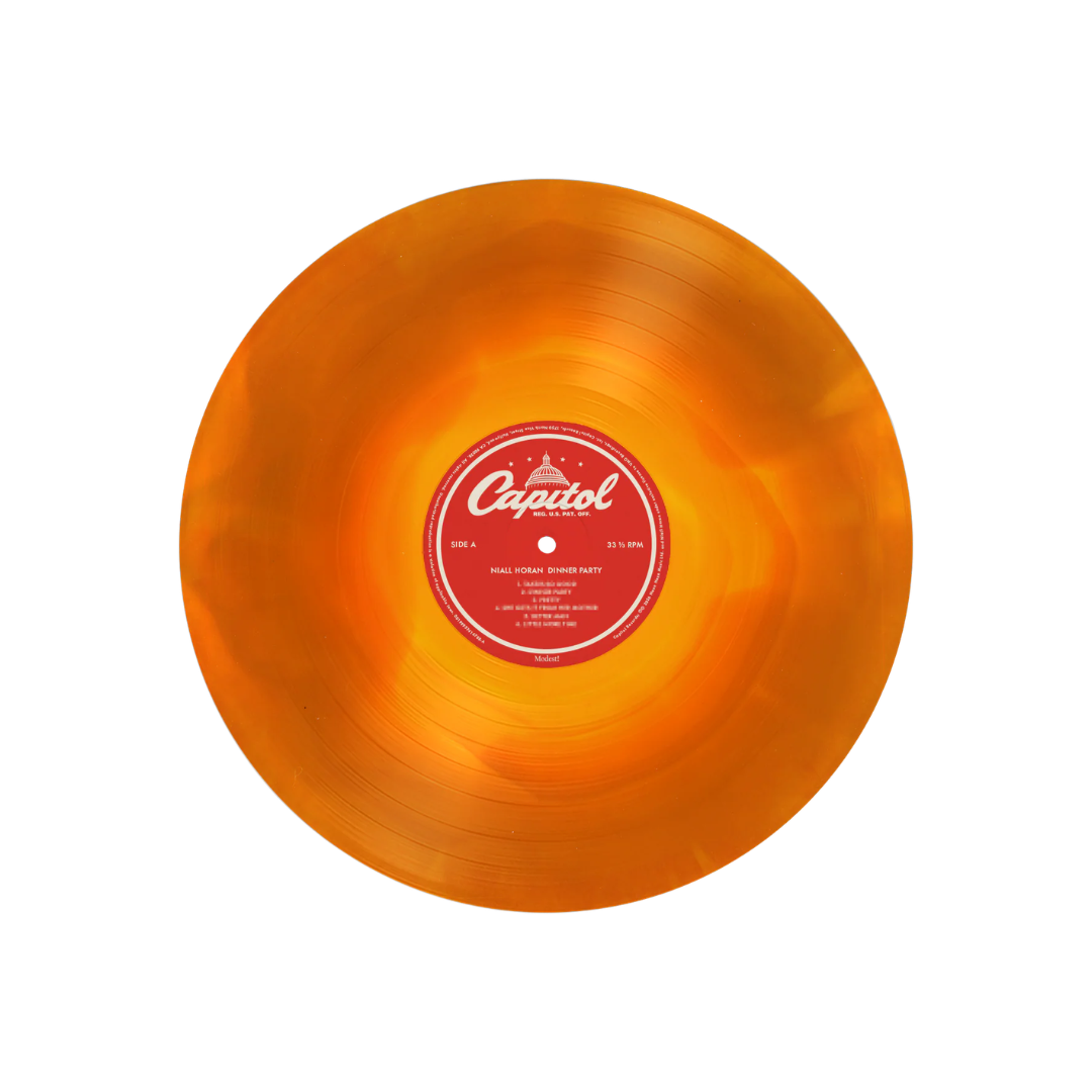 Niall Horan - Dinner Party - Signed Candlelight Vinyl - Vinyl Yellow And Orange Marble
