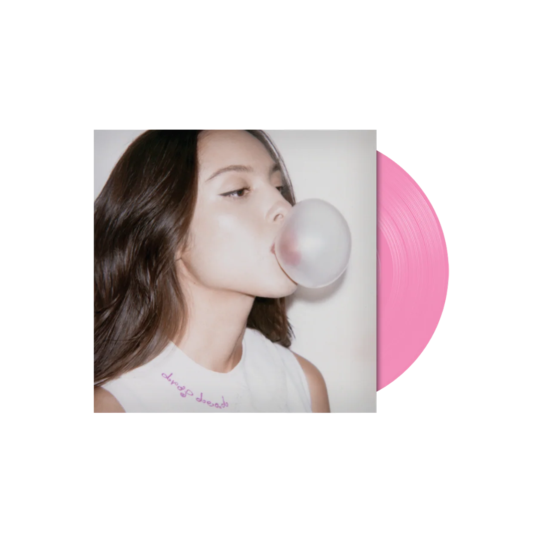 Olivia Rodrigo- Drop Dead - Chewing Gum Pink 7" Vinyl