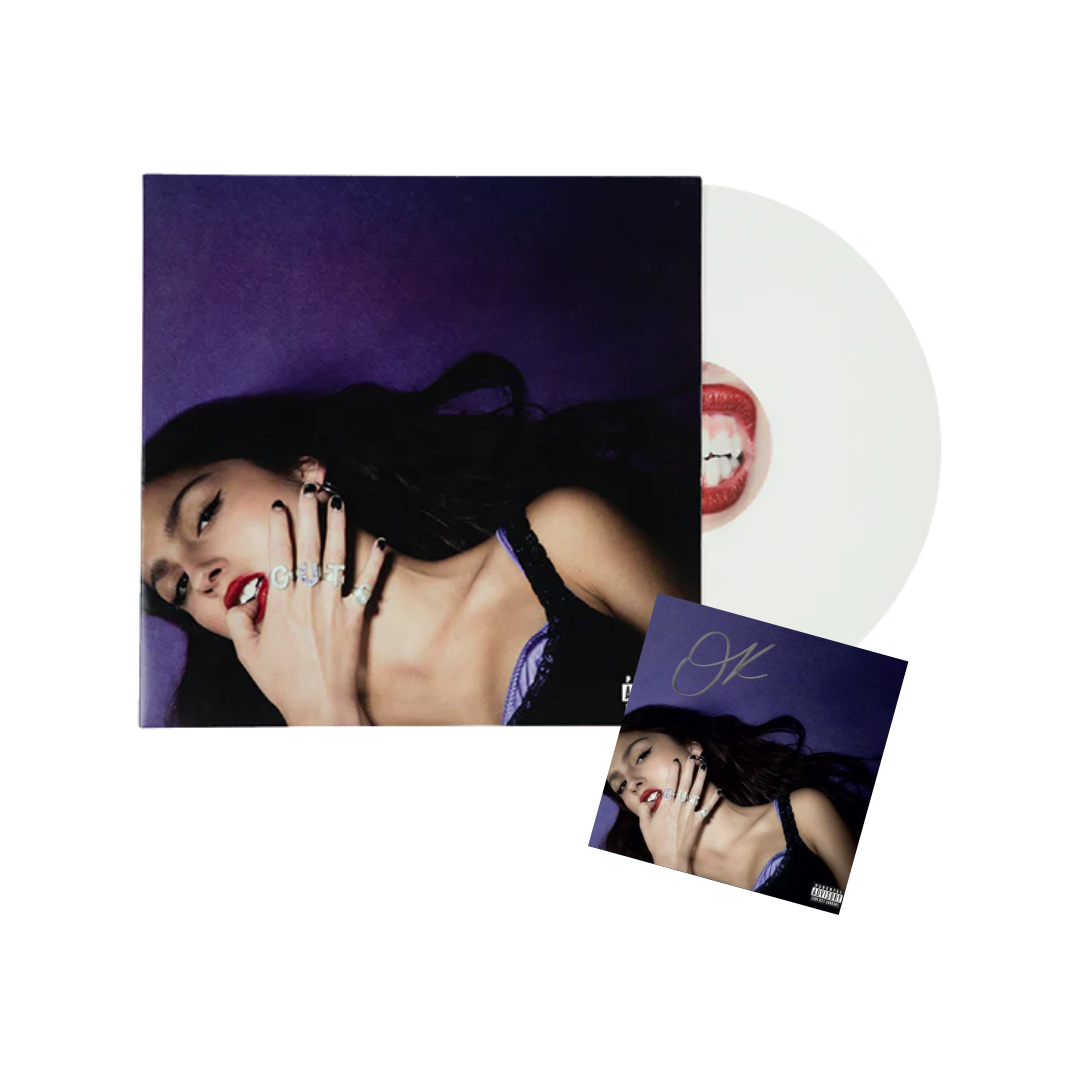 Olivia Rodrigo - Guts - White Vinyl with Signed Card