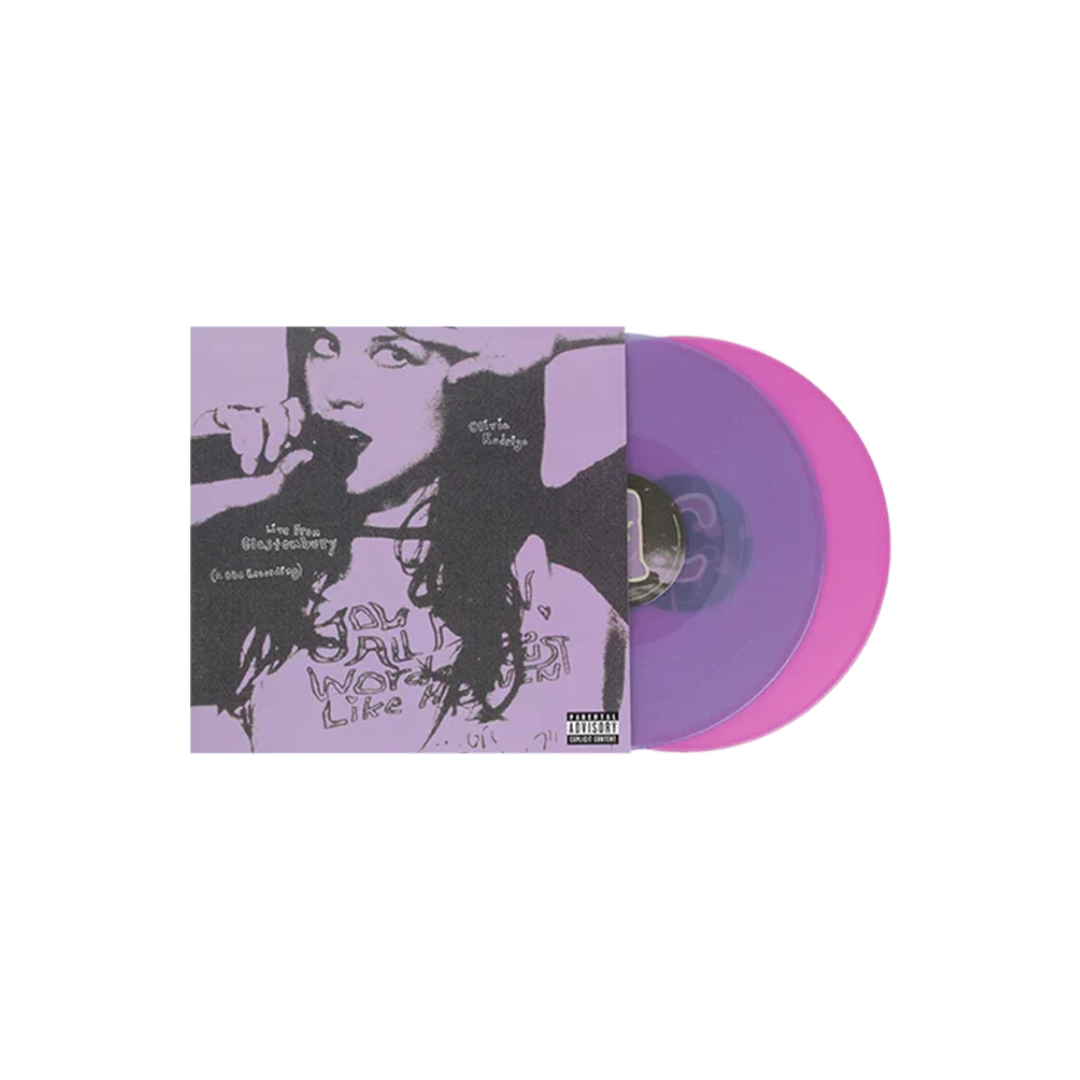 Olivia Rodrigo - Live From Glastonbury (A BBC Recording) - Periwinkle And Magenta Vinyl