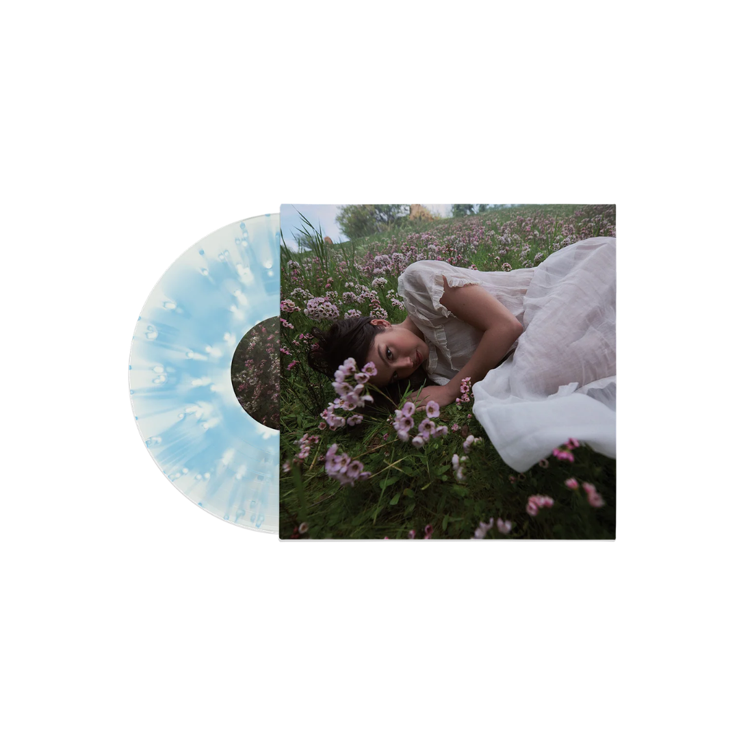 Olivia Rodrigo - You Seem Pretty Sad For A Girl So In Love - Signed 'Static Lover' Blue And White Marble Vinyl Back Cover