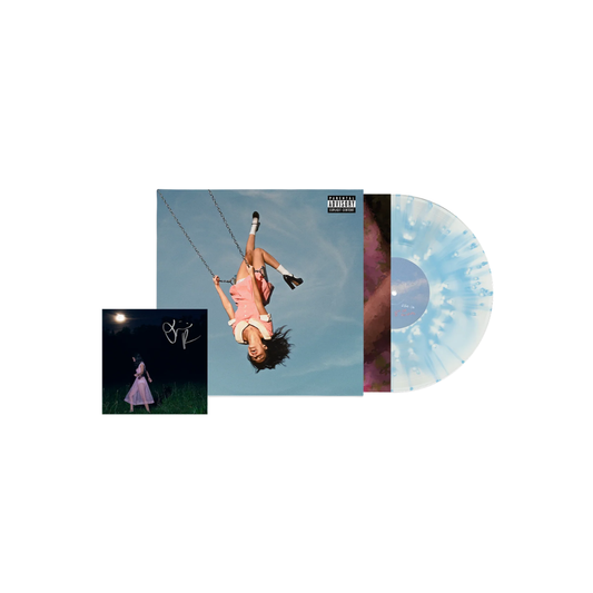 Olivia Rodrigo - You Seem Pretty Sad For A Girl So In Love - Signed 'Static Lover' Blue And White Marble Pop-up Vinyl with Signed Card