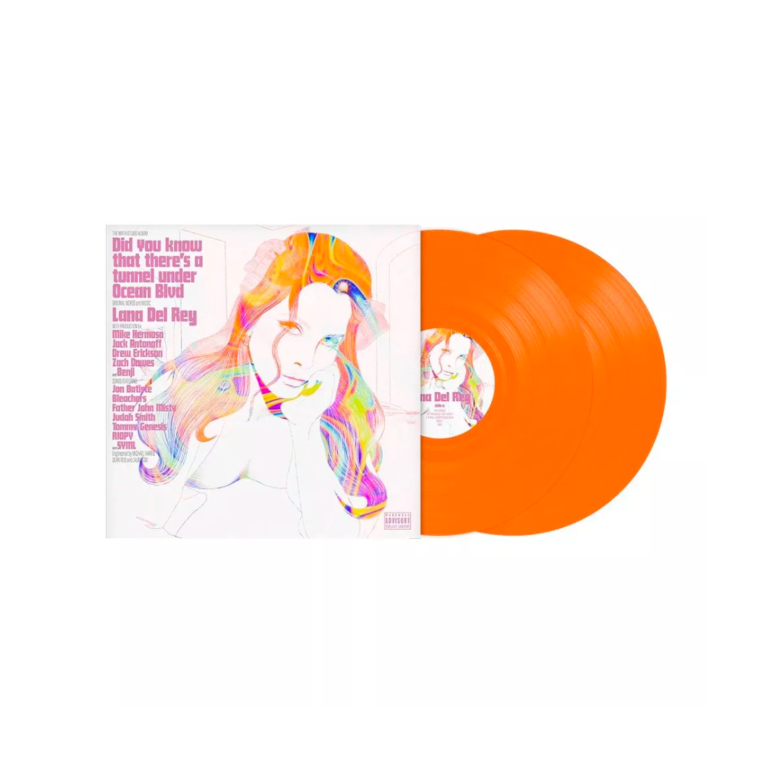 Lana Del Rey - Did You Know That There's A Tunnel Under Ocean Blvd - Orange Translucent (Festival Edition) Vinyl